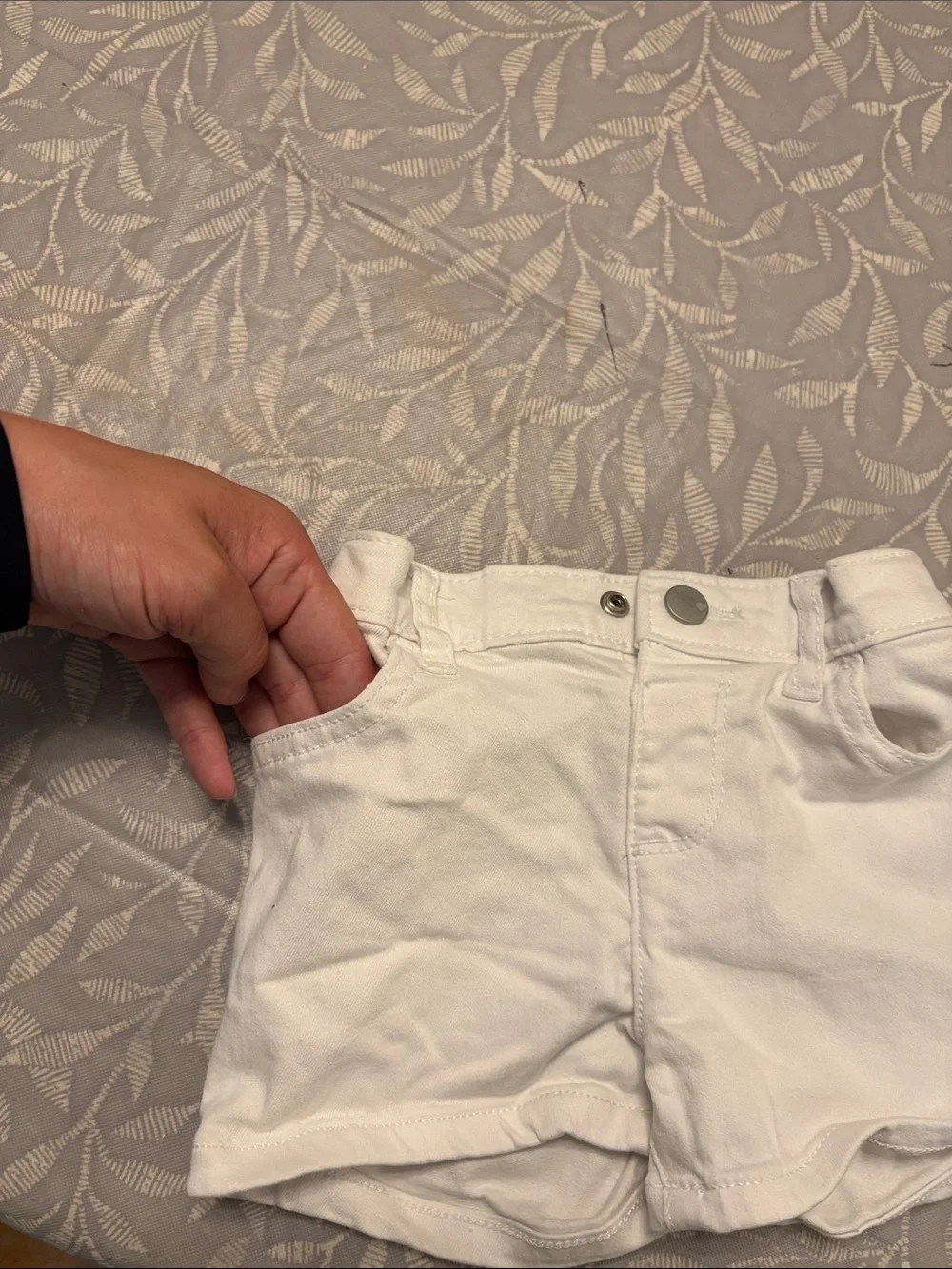 The Children's Place White Denim Jean Shorts